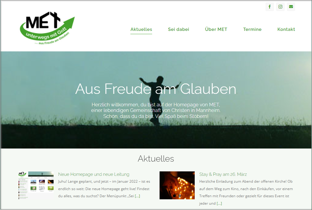 Neue Homepage 2022